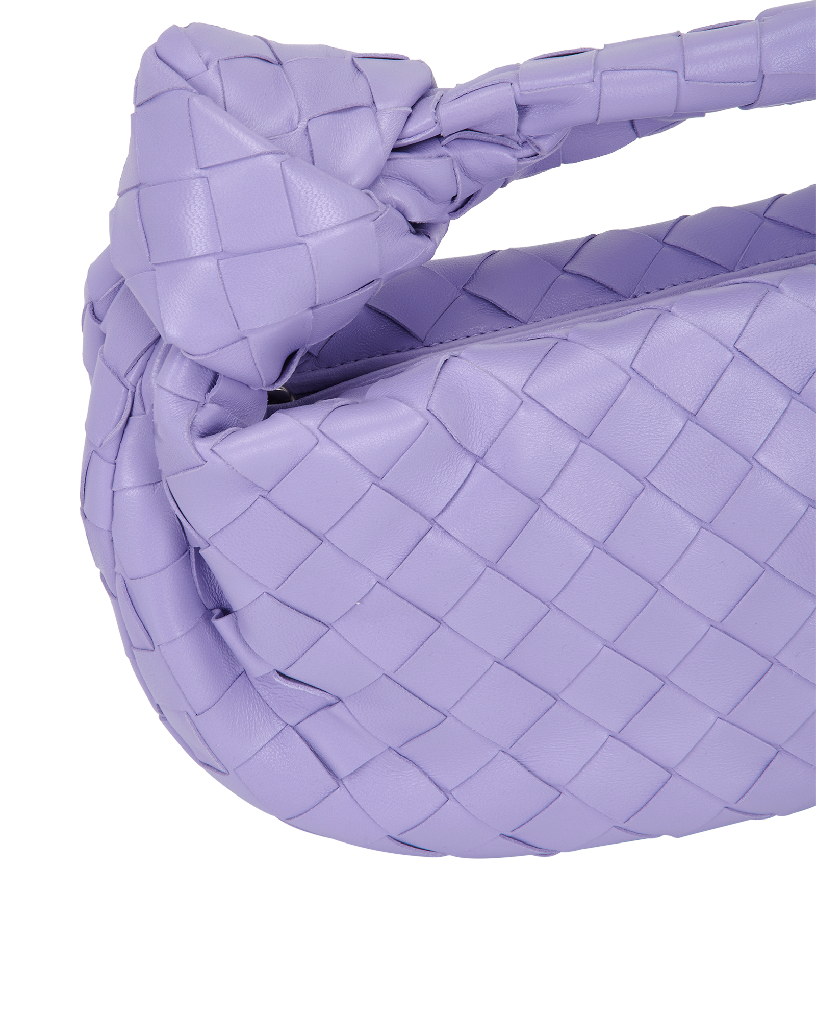 Intrecciato Mini Jodie, &pound;750, Handbags, Purple, Leather, Other view